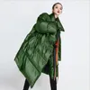 Trenchs pour femmes 2023 hiver femmes épais manteau chaud mode coréenne solide longue doudounes femme Streetwear coupe ample Hip Hop vêtements d'extérieur