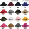 Berets Amazon Europejski i amerykański wełniany kapelusz etniczny Fedora Metal Akcesoria zabytkowe czarny top