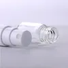 Parfüm Şişesi 100 PCS/Lot 1ml 2ml Mini Parfüm Şişesi Beyaz Sprey Yeniden doldurulabilir Boş Şişeler Kozmetik Kaplar Dnoim