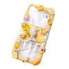 Handmade Case for iPhone 12/11 pro cute Rabbit Phone Cover ipXR XS MAX for iPhone 7/8 plus 3D Candy Food DIY cream shell SE 2020L230619