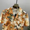 Männer Designer-Shirts Sommer Shoort Slee Casu