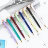 Stylos à bille en métal avec encre noire ensemble métallique multicolore décoration de fête de mariage fournitures scolaires de bureau