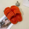 Top Quality Designer Luxe Femmes Pantoufles Dames Hiver Laine Diapositives Fourrure Fluffy Furry WarmSandals Confortable Fuzzy Girl Slipper