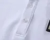 Designer-Herren-Poloshirt in Schwarz und Weiß mit besticktem Buchstaben, kurzärmelig, Herrenmode, hochwertig bedruckt, kurzärmelig, Sommer-Casual-Baumwoll-Poloshirt M-3XL-F8
