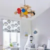 Lustres Lustre En Bois Moderne Nordique Suspension Pour Plafond Chambre Étude Salle À Manger Éclairage Coloré Décor À La Maison Luminaire