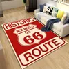 Play Mats Tappeto modello Route 66 negli Stati Uniti tappeto da salotto decorazione della stanza dei bambini gioco tappetino antiscivolo tappetino da bagno per cucina 230619