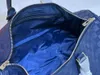 Designer Travel Pouches bagage classique pour homme créateur de mode sac de voyage pour femme armée BLEU noir bagage grande capacité Keepall Damier Infini 45CM sac de sport 41416