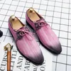 Kleid Schuhe Designer Marke Italien Patent Leder Männer Spitz Kontrast Farbige Loafer Hochzeit Formale Schuhe Zapatos Hombre