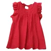 Girl Dresses Children's Dress Girls' Sleeved Lace Summer Suitable For Thanksgiving Baby Shirt Toddler