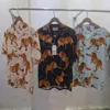 Männer Casual Hemden Real Picture Wacko Maria Kurzarm Mode High Street Tiger Print Revers Hemd Männer Frauen