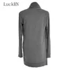 Herrtröjor Mens Long Cardigan Mantle Spring Sweaters Warm Knitting Tröjor Män Slim Cardigans Knit Skjorta Blackgrey Size S-3XL 230619