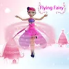 Novelty Games Creative Dancers Fairy Toys Princess Doll Electric Flying Mini Hand Suspension RC Helicopter Children Christmas Gifts 230619