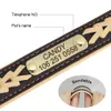 Dog Collars Leashes Personalized Collar Leather Padded Dogs Braided Free Engraving Pet ID Tag Nameplate for Small Medium Large 230619