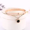 Bangle ZRM Charmig Circular Pendant Armband för fashionabla kvinnors samling och shoppingsmycken