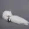 NXY Anal toys Metal Feather Toys Tail Plug Erotic Anus Toy Butt Sex For Woman And Men Sexy Adult Accessories 1125