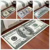 Tapete de dólar tapetes de dinheiro tapete de corredor de nota de dólar para quarto tapete retangular janela de sacada varanda americano cobertor de cabeceira L230619