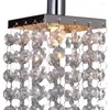 Kronleuchter Kristall-Kronleuchter mit 3 Stück G9-Leuchten, Lampe, Heimdekoration, Beleuchtung – lineares Design, 220–240 V