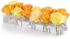 Jarrones Rectangular Florero de acrílico transparente con luz para mesa de comedor Centro de mesa Decoración de boda Mejoras para el hogar Arreglo floral 230617