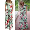 Familie Bijpassende Outfits Moeder Dochter Kleding Zomer Bohemian Stijl Strandjurk Bloemenprint Mama en Ik Ouder Kind 230619