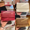 Solferino Box Designer Bag Luxury Designer Mag Сумки для плеча 23 см 4 цветов дизайнеры сумочка