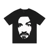 V Lone Tshirt Büyük V Yansıtıcı T-Shirt Klasik Baskı Moda Erkek ve Kadın Tasarımcıları T-Shirt Pamuk Sıradan Lüks Hip Hop Street Giyim T-Shirt US S-XL 6155