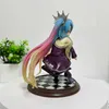 Action Toy Figures 16cm Inget spel Inget liv Anime Figur Shiro Stephanie Dola Action Figure Shiro Jibril Fairy Shampoo Model Doll Toys