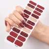 Nagelklistermärken 22 Tips/Sheet Pure Solid Color Minimalist Design Foil Art 2023 Manicure Decoracion Tape