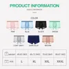 Underpants Summer Mens Ice Silk Underwear Quick Dry Seamless Boxer Short Ultra Thin Sheer Breathable Comfortable Panties Underpants 230619