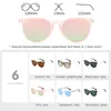 Lunettes de soleil LM Enfants Lunettes de Soleil Filles Garçons Rondes Lunettes Polarisées Lunettes Cadeau Pour Enfants Bébé UV400 Lunettes Avec Étui de sol 230617