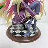 Action Toy Figures 16cm Inget spel Inget liv Anime Figur Shiro Stephanie Dola Action Figure Shiro Jibril Fairy Shampoo Model Doll Toys