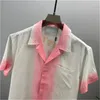 Erkekler Tasarımcı Gömlek Yaz Shoort Sleeve Sıradan Gömlek Moda gevşek Polos Beach Style Nefes Alabbe Tshirts Tees Giyim M-3XL Q46