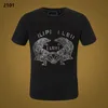 Ny stil Phillip Plain Men T Shirts Designer PP Skull Diamond T Shirt Short Sleeve Dollar Brown Bear Brand Tee High Quality Skulls T Shirt Tops PP21011