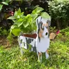Vases jardin chien forme Pot de fleur plante succulente planteur mignon Animal extérieur ornement conteneur de stockage pour