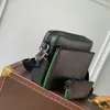 Мужская сумка-мессенджер 10А, зеркальное качество, холщовая композитная сумка с покрытием, сумки на плечо из натуральной кожи с коробкой L310