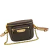 حقائب الخصر M82335 MINI BUM مصممة يد حقيبة يد Hobo Satchel مساءة صليب جسم سلسلة عارض