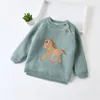 Pullover Plus Velvet Thick Baby Bambini Maglioni Freddo Inverno Morbido Cotone Ragazzi Maglieria Ragazze Maglione Toddler Abbigliamento per bambini Cappotti 230619