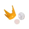 Motorcycle Helmets 1pc Crown Decoration Suction Cup Hat Corner For Friends Family (Yellow Double Cup)