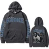 メンズジャケットポップスモークプリントパーカーメンズヒップホップスウェットシャツ男ラッパーThe Woo King Hoodies Cotton Sportswear 230619 51