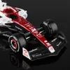 Diecast Model Car Bbrago 1 43 Alfa Romeo Racing Team C42＃24 Guanyu Zhou＃77 Valtteri Bottas Alloy Car Diecast Model Toy Collection 230617