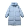 2023 New Down jacket Women's medium long loose light Down jacket winter coat