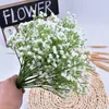 Faux Bloemen Groen 1-5 Stuks Wit Babys Breath Kunstbloemen Gypsophila Plastic Bloemen Voor Huis Decoratief DIY Wo Party Decoratie Nep Bloem 230617