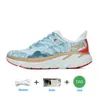 One Hokah Bondi 8 Clifton Athletic Running Shoes Hokahs Carbon X2 Triple Black Blanc Light Blue Bleu Hokahs Outdoor Designer Dreigner Absorption de choc de vie 36-45