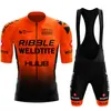 Rowerowe koszulki Zestawy Huub Team Clothing Men Set Bike Oddychanie przeciwzakręgowe