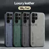 Mobiltelefonfodral Fashion Leather Protective Case för Galaxy S20 S21 FE S22 Plus S23 Ultra Back Case för Samsung Galaxy A22 A12 A51 A52 A31 A33 J230620