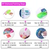 4Pcs DIY Full Round Drill Diamond Painting Cross Stitch Craft Kits Home Mural Art Decoration Children Gifts L230620