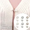 Spille 6pcs Moda anti esposizione Incontri Scollo Decorazione per feste Quotidiano Spilla con perle artificiali Perni per donne Ragazze Clip per scialle