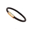 Pulseiras de Couro Charm Bangles Fashion Fivela Magnética Tamanho 17/19/21 Unissex Jóias de Alta Qualidade Mulher Homem Pulseira Atacado Designer Pulseira