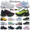 enfants qualité tn plus chaussure de course tns chaussures pour enfants triple blanc noir rouge rose bleu vert orange garçons et filles enfant en bas âge chaussure pour enfants grande taille 4y formateurs en plein air