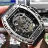 Richard's Mille Rd Cha Designer Ri Luxe Poignet Mouvement Montres Haute Qualité Rm052 Eur Tourbillon 18gq Mens Montre Moissanite