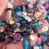 Dekoracje grafiki paznokci 50 mljar naturalny skorupa morska fragmenty skorupy abalone teksturę 3D urok paznokcie dekoracja norki dla kobiety DIY 230619